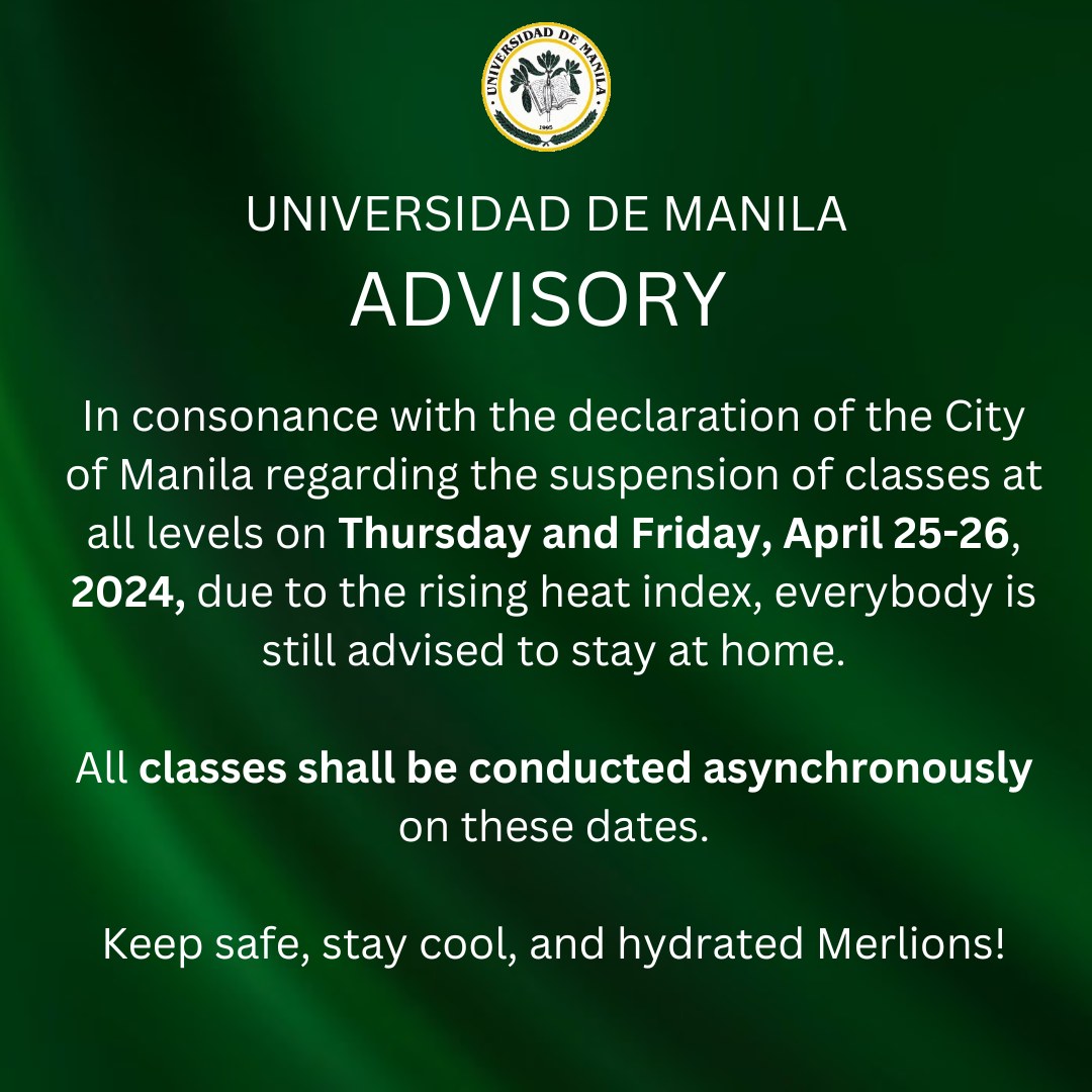 UDM Advisory April 25-26, 2024