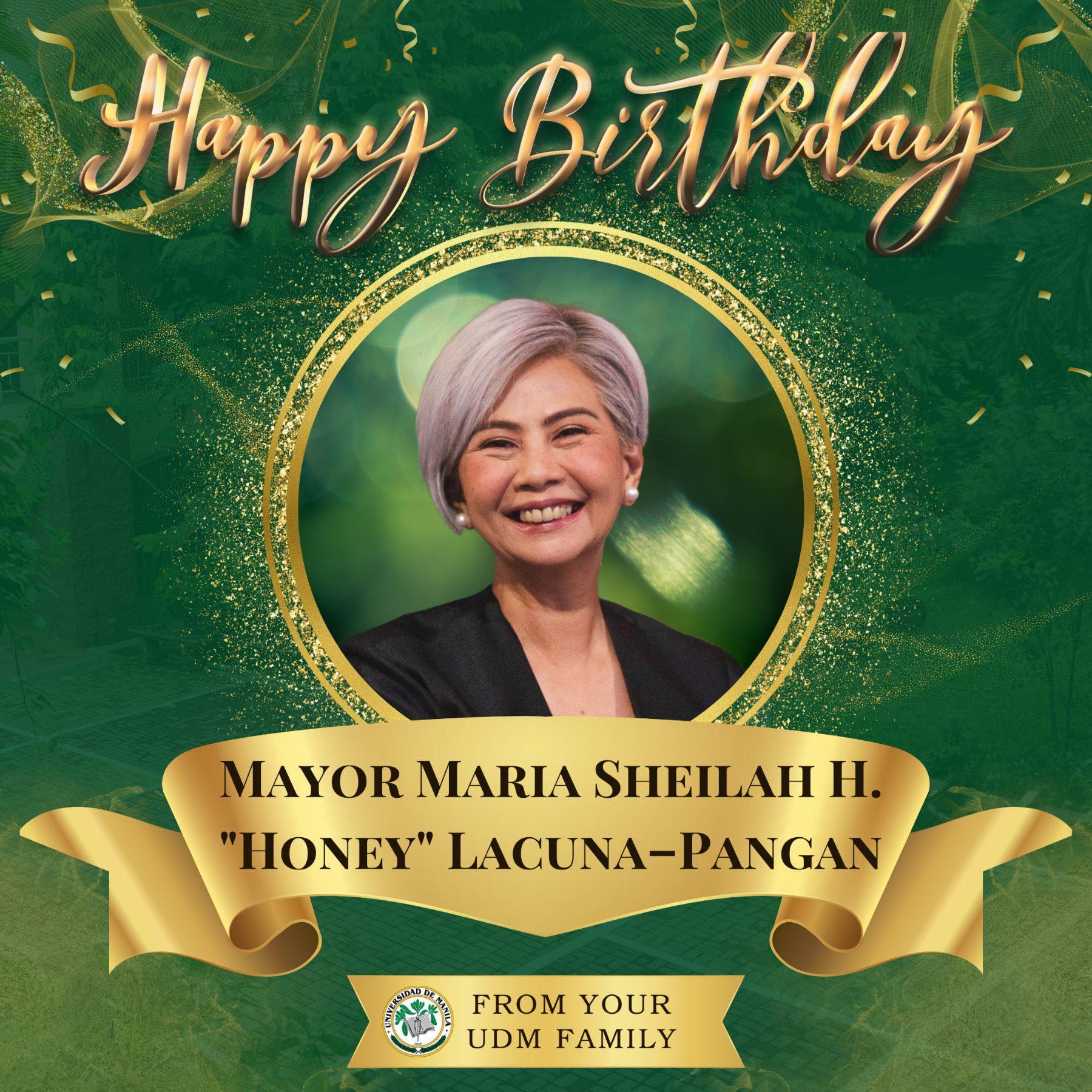 Happy Birthday Mayor "Honey" Lacuna-Pangan