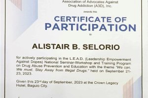 “L.E.A.D. National Seminar-Workshop and Training Program on Drug Abuse Prevention and Education 1
